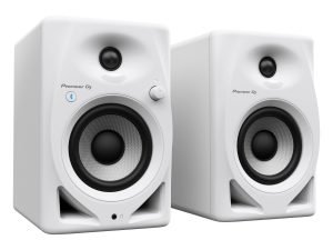 Pioneer Dj DM-40D-BT. White 4-INCH DESKTOP MONITOR SYSTEM (Pair)