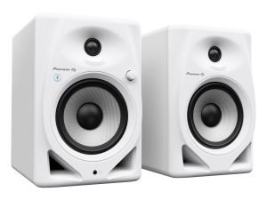 Pioneer Dj DM-50DBT White 5-INCH DESKTOP MONITOR SYSTEM W/ Bluetooth