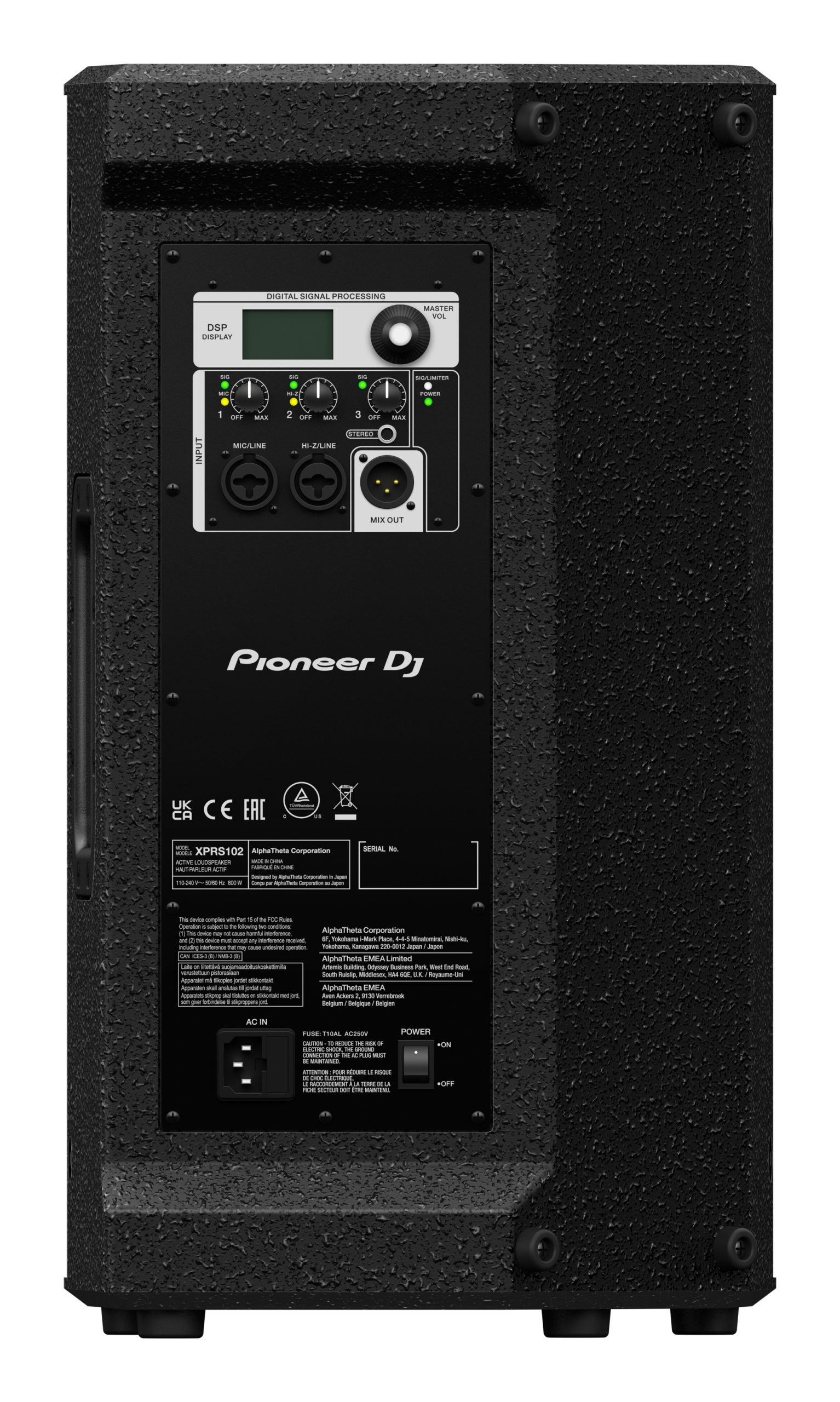 Pioneer DJ XPRS102 10-inch Active Loudspeaker - Black - Image 3
