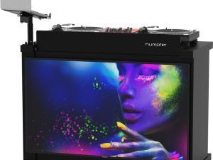 HUMPTER XFH-HUMPTERB3BL BLACK B3 Quick Folding DJ Controller Facade Table Workstation