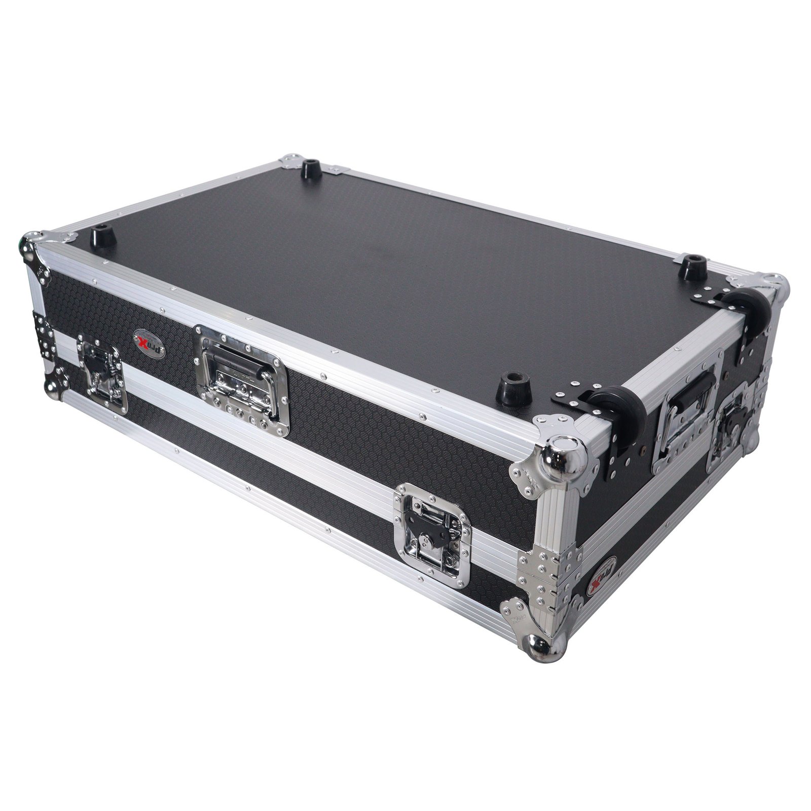ProX XS-RANEFOUR WLT Road Case For RANE Four DJ Controller w/Laptop Shelf 1U Rack Space LED and Wheels - Image 4