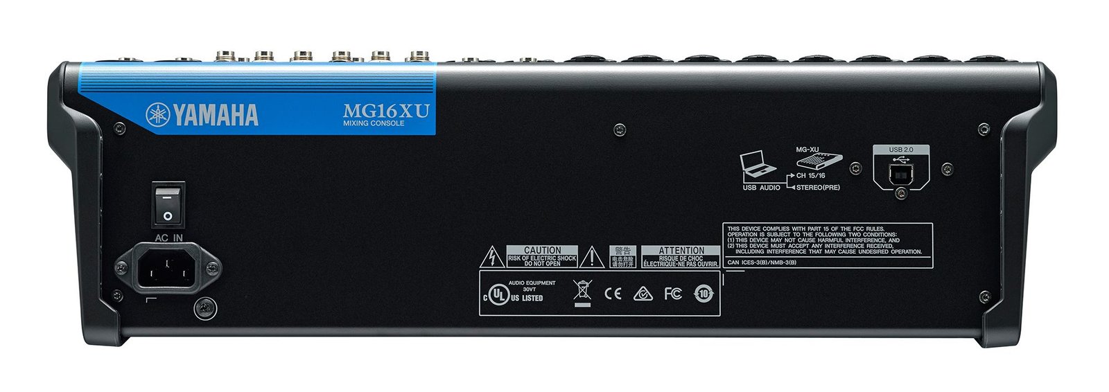 YAMAHA MG16XU 16-channel Mixer with USB and FX - Image 2