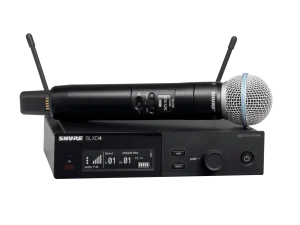 SHURE SLXD24/B58 Dual-Channel Wireless Vocal Microphone System With B58