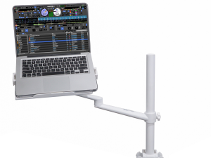 ProX White Adjustable Arm Mount Mount Stand For 12-17" Laptop WH