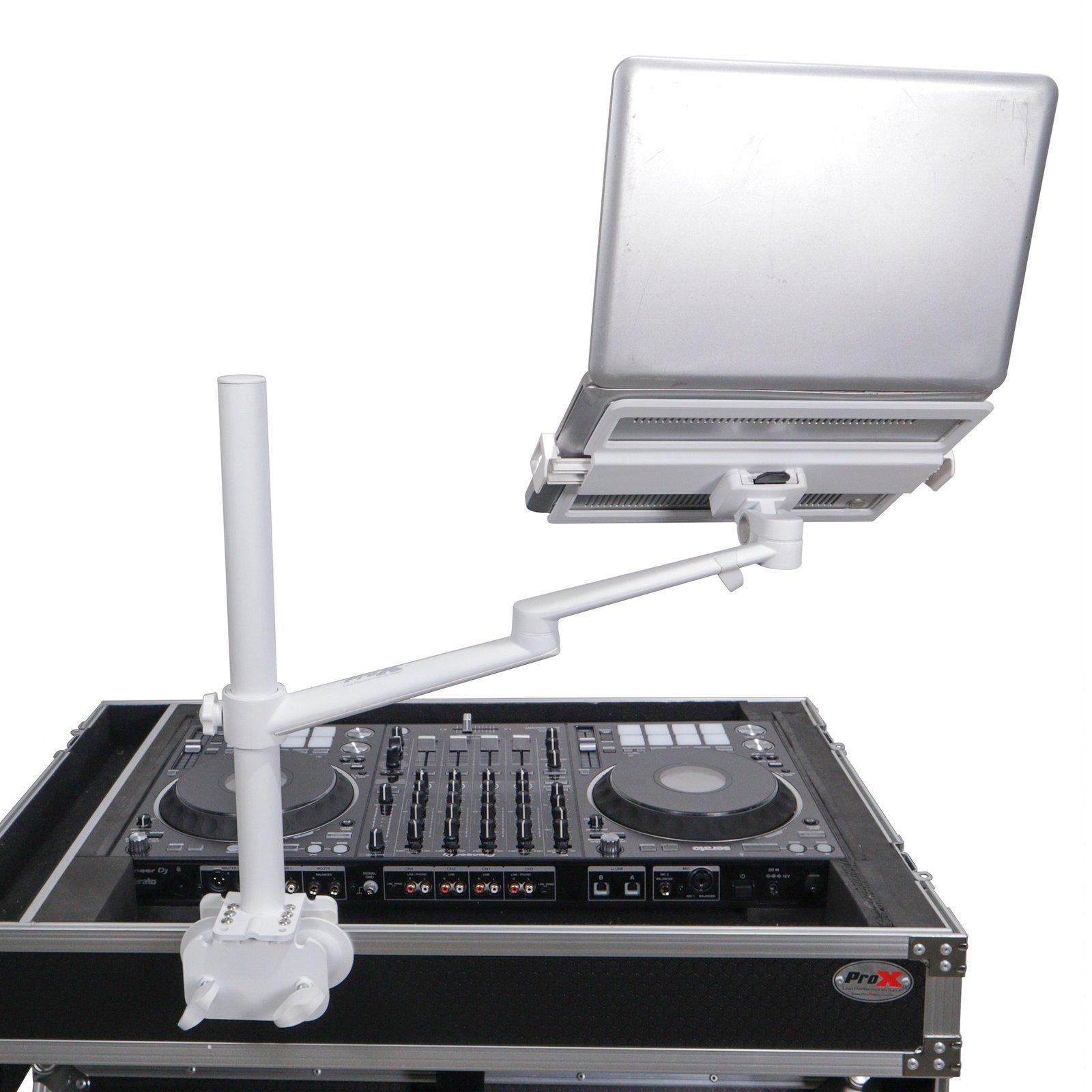 ProX White Adjustable Arm Mount Mount Stand For 12-17" Laptop WH - Image 2