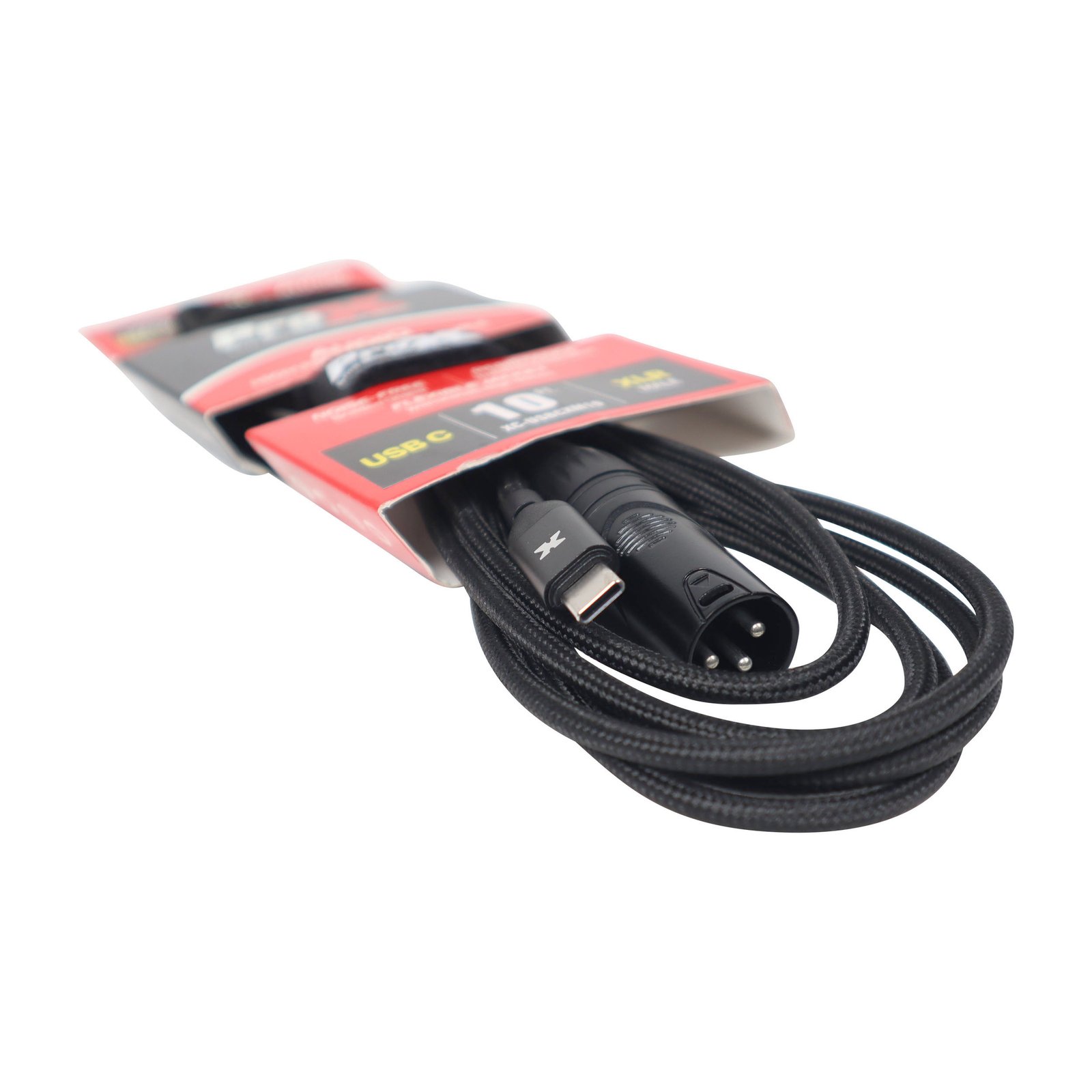 Prox XC-USBCXM10 10FT USB-C to XLR Male Audio Cable - Image 2